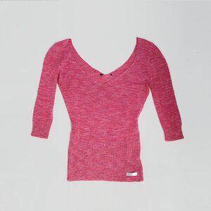 Dolce & Gabbana Pink Sparkly Knit Top